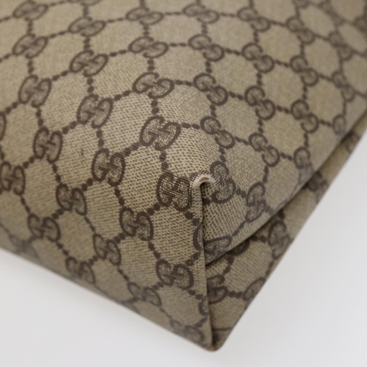 Gucci Gg Canvas Brown Canvas Tote Bag (Pre-Owned)