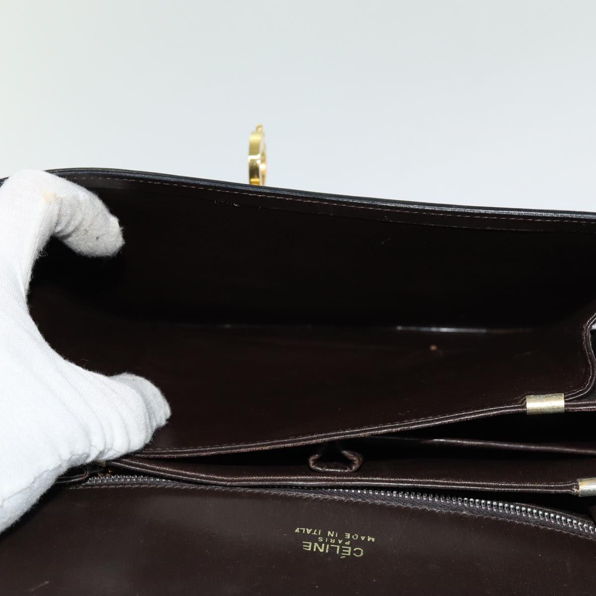 Céline Brown Leather Shoulder Bag (Pre-Owned)
