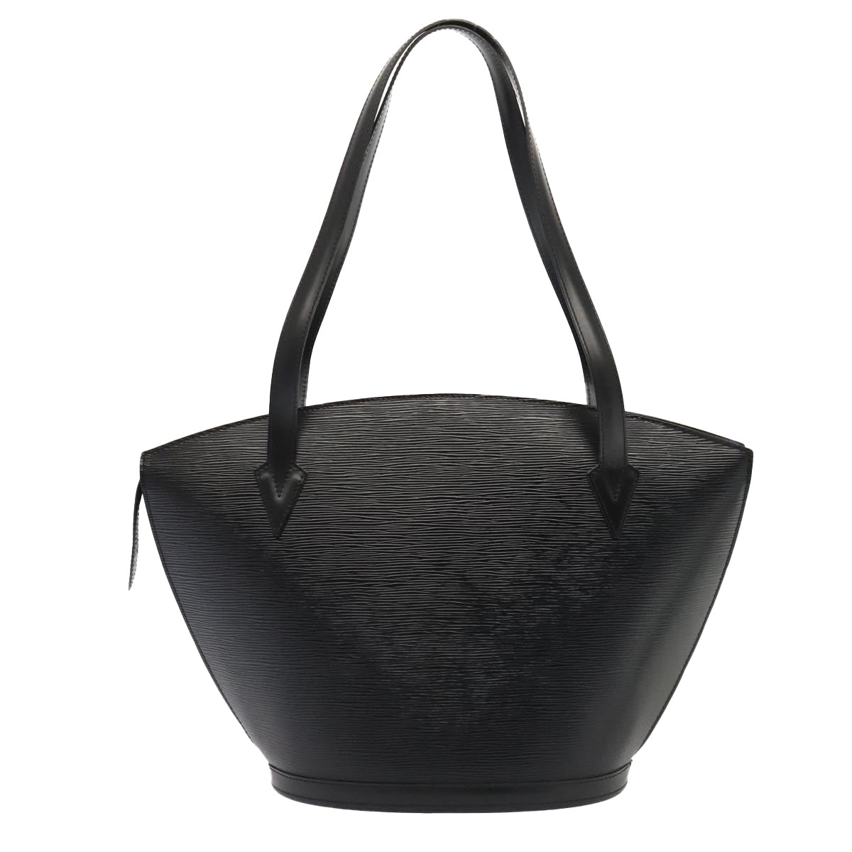Louis Vuitton Saint Jacques Black Leather Shoulder Bag (Pre-Owned)