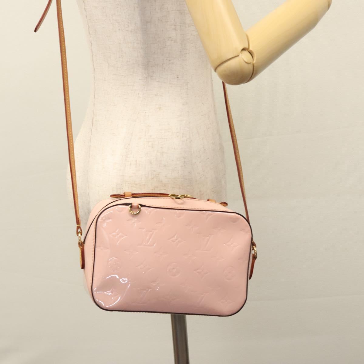 Louis Vuitton Santa Monica Pink Patent Leather Shoulder Bag (Pre-Owned)