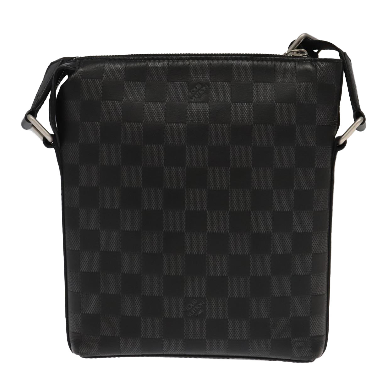 Louis Vuitton Discovery Black Leather Shoulder Bag (Pre-Owned)