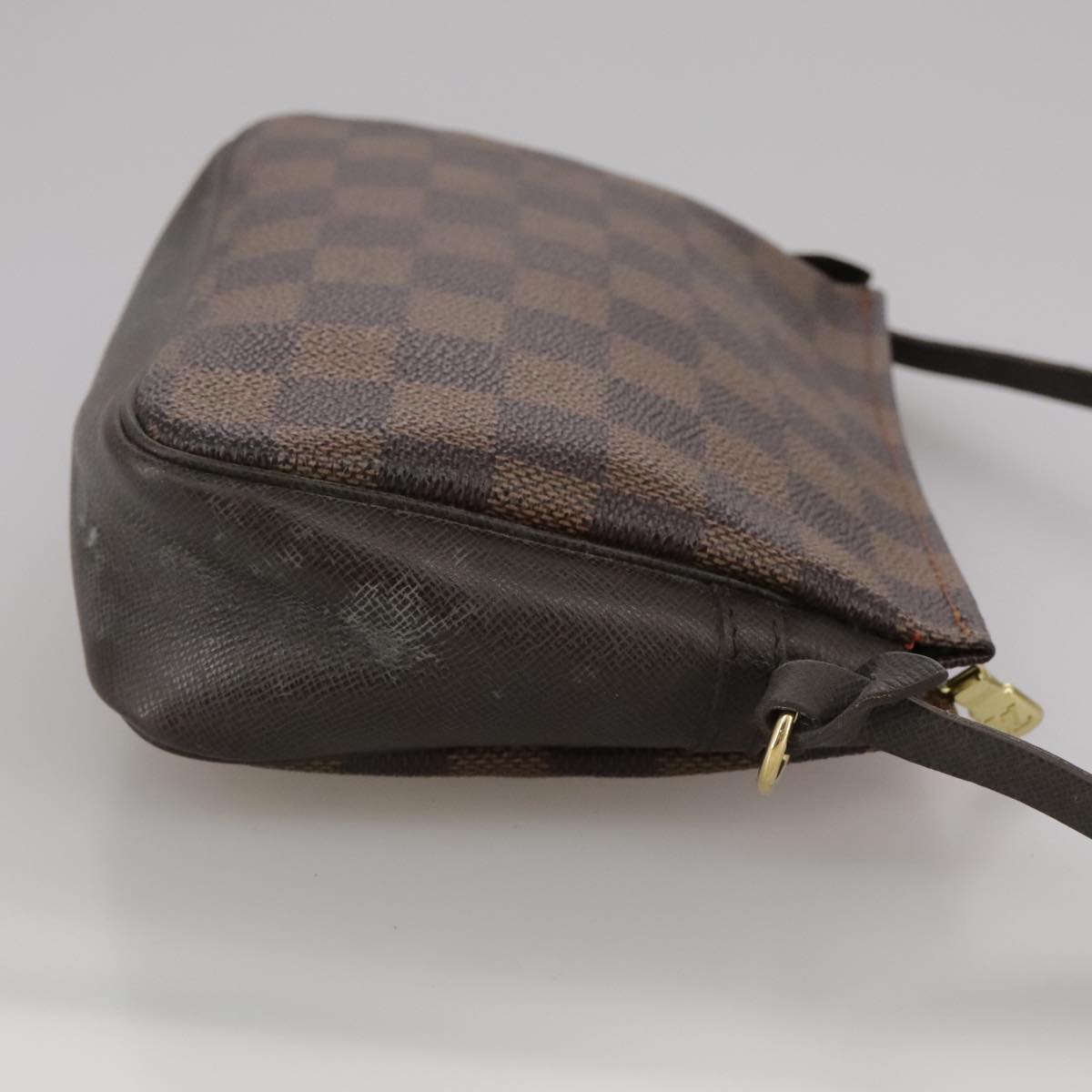 Louis Vuitton Trousse Makeup Brown Canvas Clutch Bag (Pre-Owned)