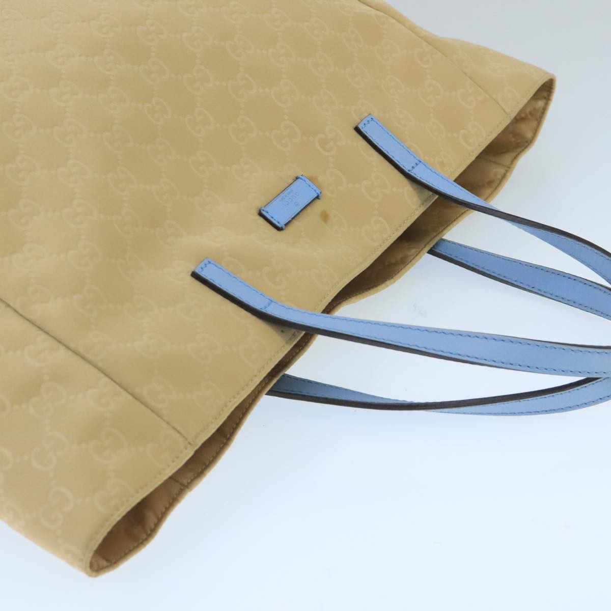 Gucci Beige Canvas Tote Bag (Pre-Owned)