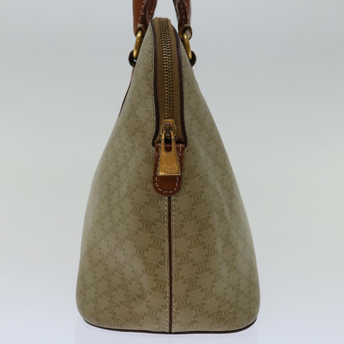 Céline Macadam Beige Canvas Handbag (Pre-Owned)