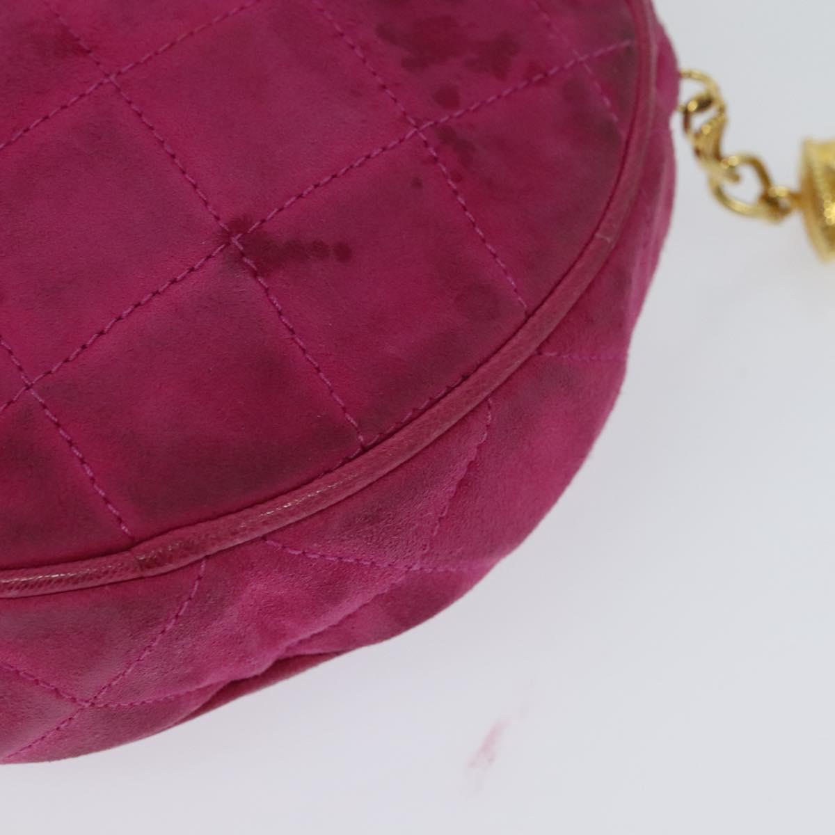 Chanel Pink Suede Clutch Bag (Pre-Owned)