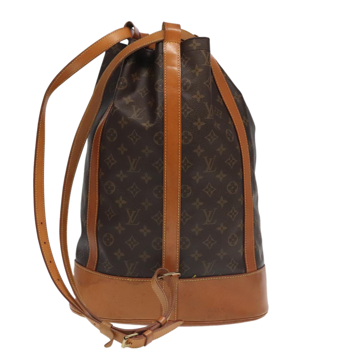 Louis Vuitton Randonnée Brown Canvas Shoulder Bag (Pre-Owned)