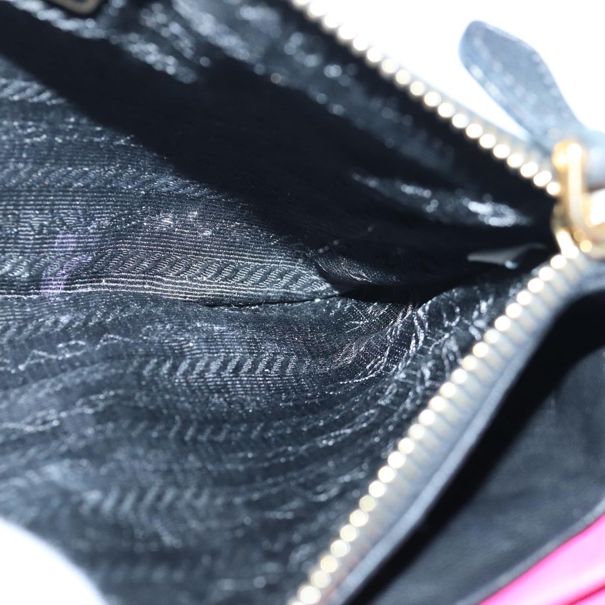 Prada Pink Leather Wallet  (Pre-Owned)