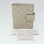 Gucci Gg Canvas White Canvas Wallet  (Pre-Owned)