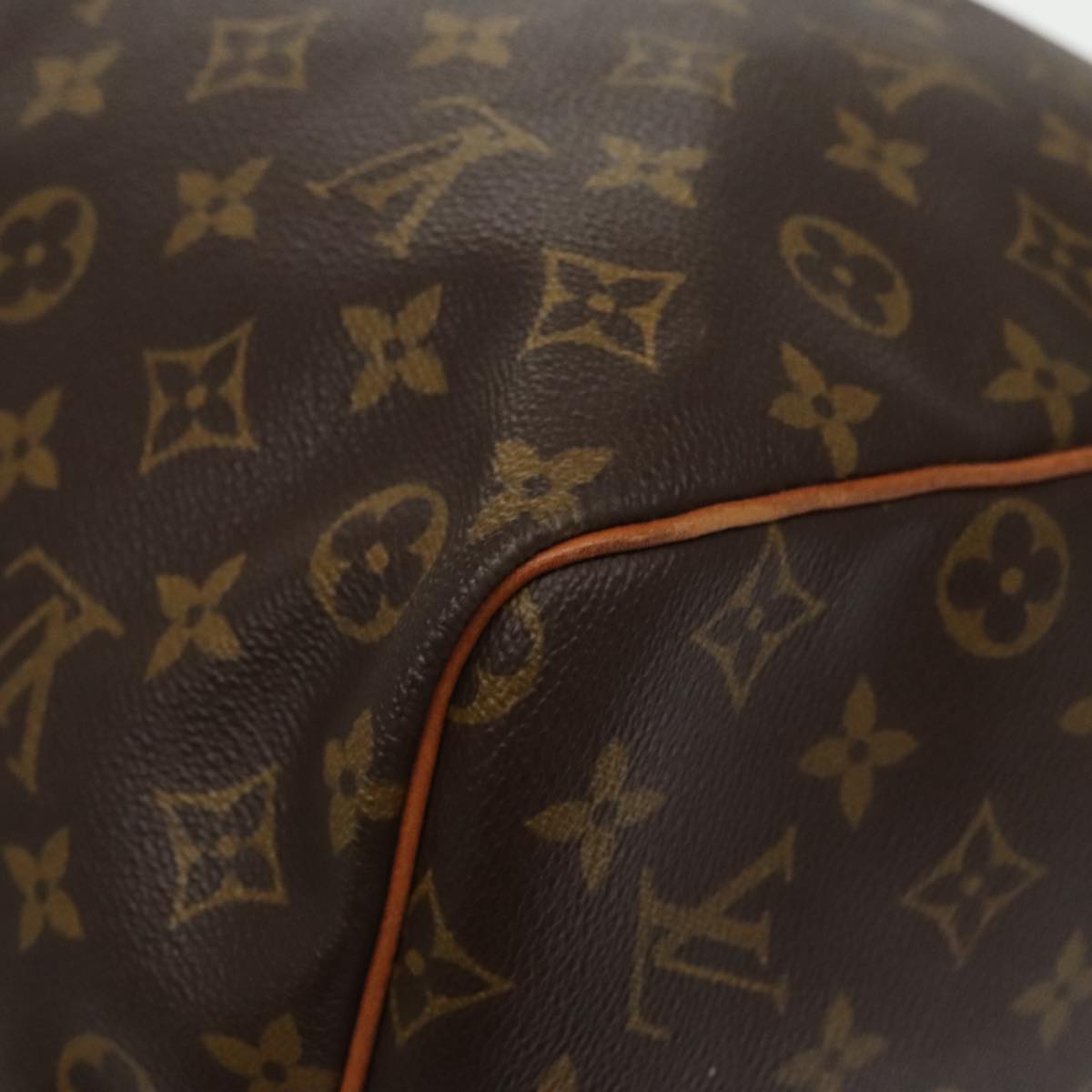 Louis Vuitton Keepall 60 Brown Canvas Travel Bag (Pre-Owned)