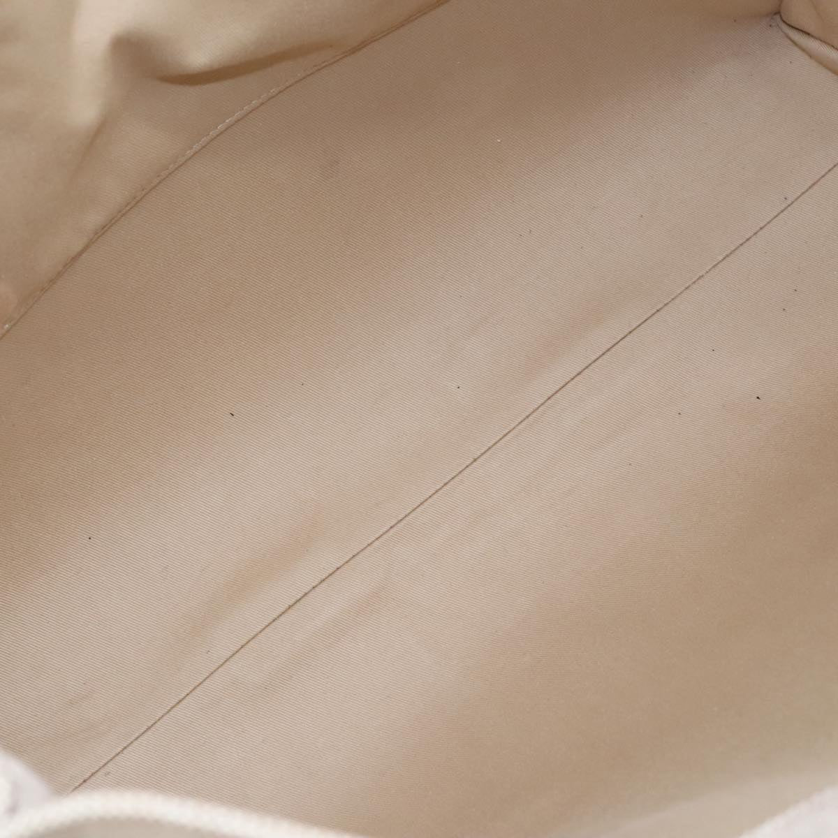 Chloé Woody Beige Canvas Tote Bag (Pre-Owned)