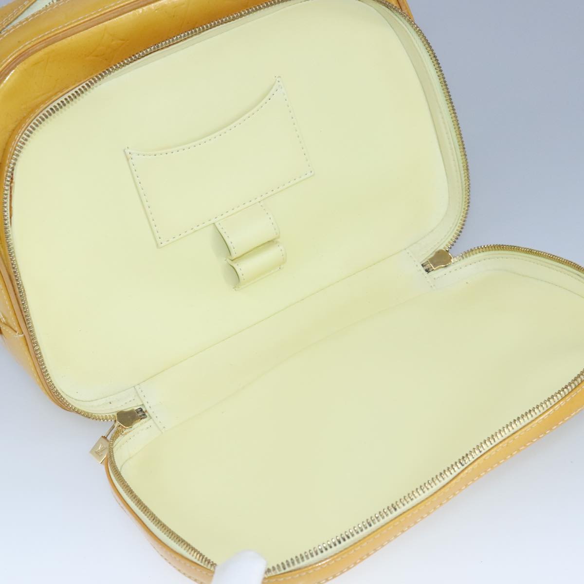 Louis Vuitton Murray Yellow Patent Leather Backpack Bag (Pre-Owned)