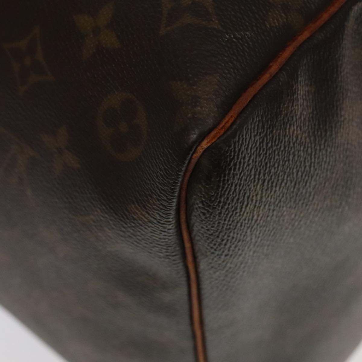 Louis Vuitton Keepall 60 Brown Canvas Travel Bag (Pre-Owned)