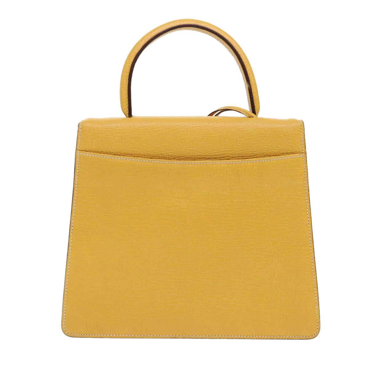 Loewe Barcelona Yellow Leather Handbag (Pre-Owned)
