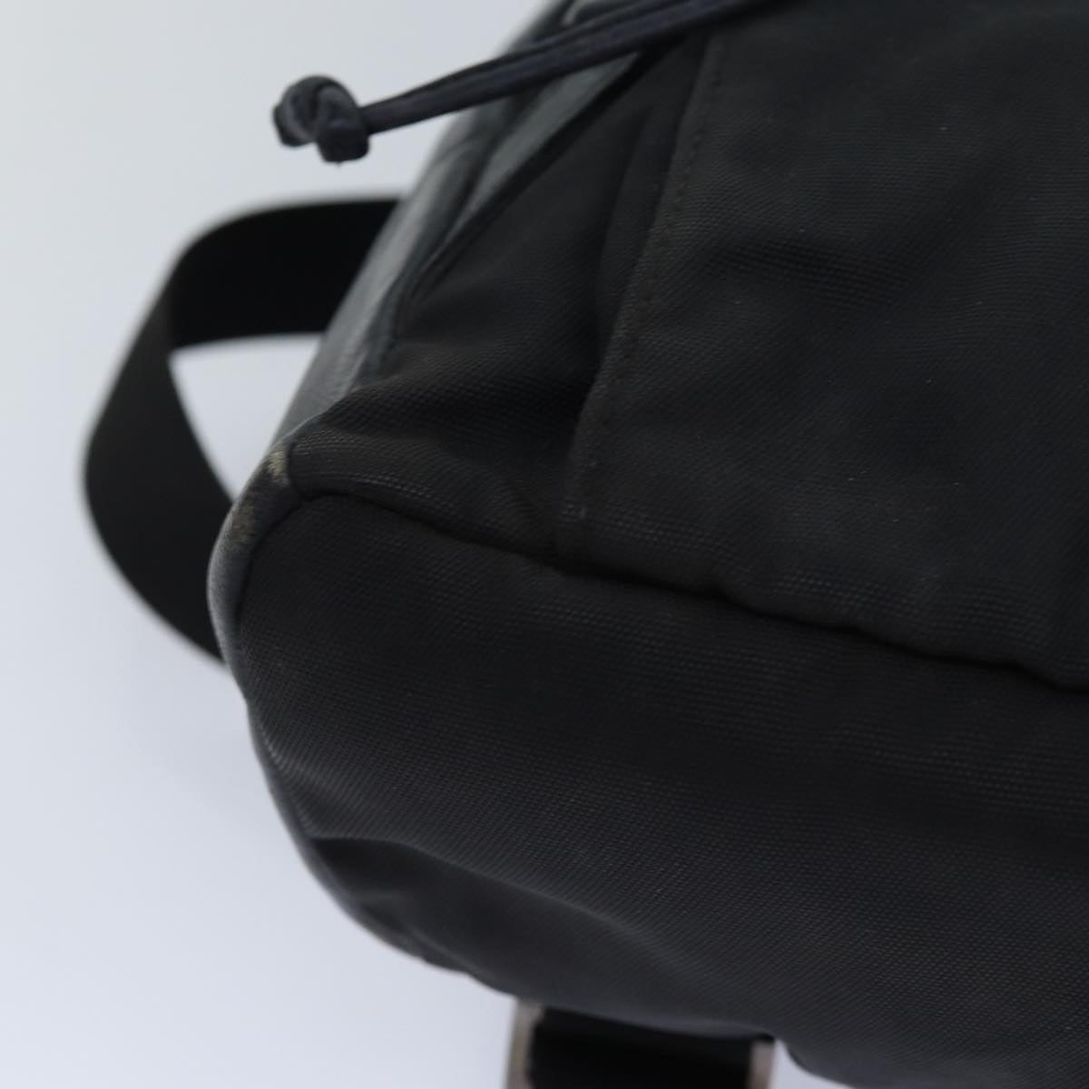 Gucci Black Synthetic Backpack Bag (Pre-Owned)