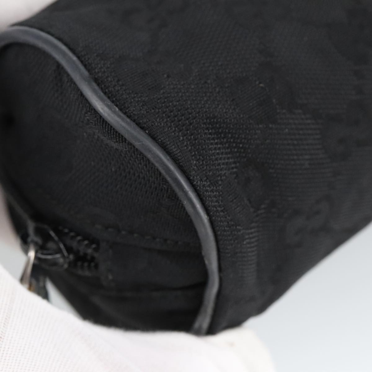 Gucci Black Canvas Clutch Bag (Pre-Owned)