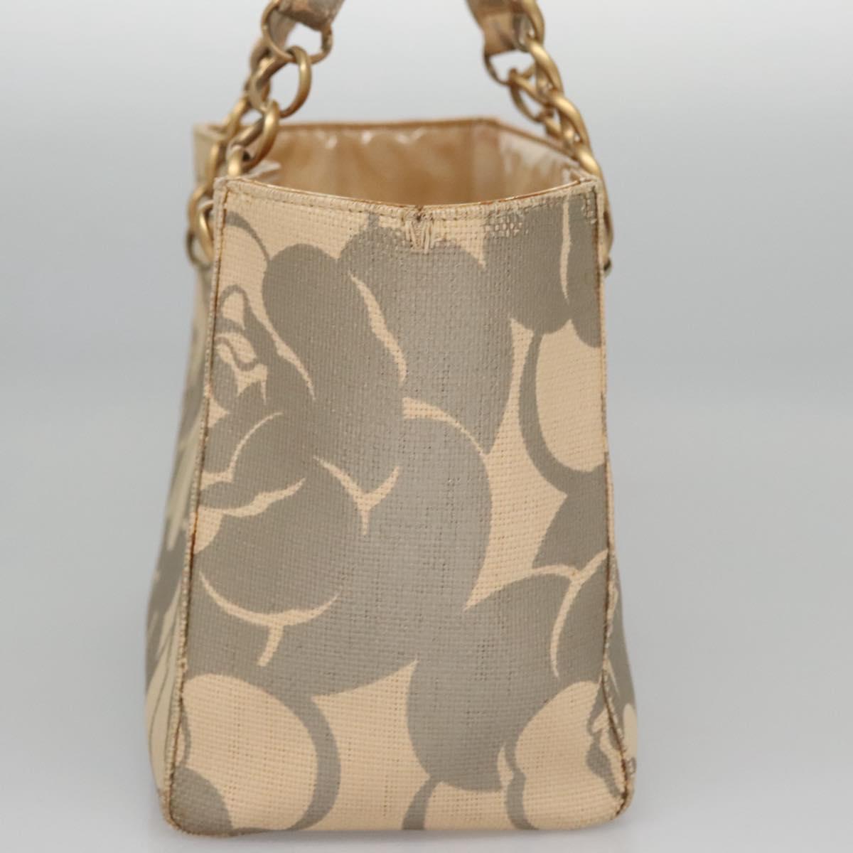 Chanel Camellia Beige Wood Shoulder Bag (Pre-Owned)
