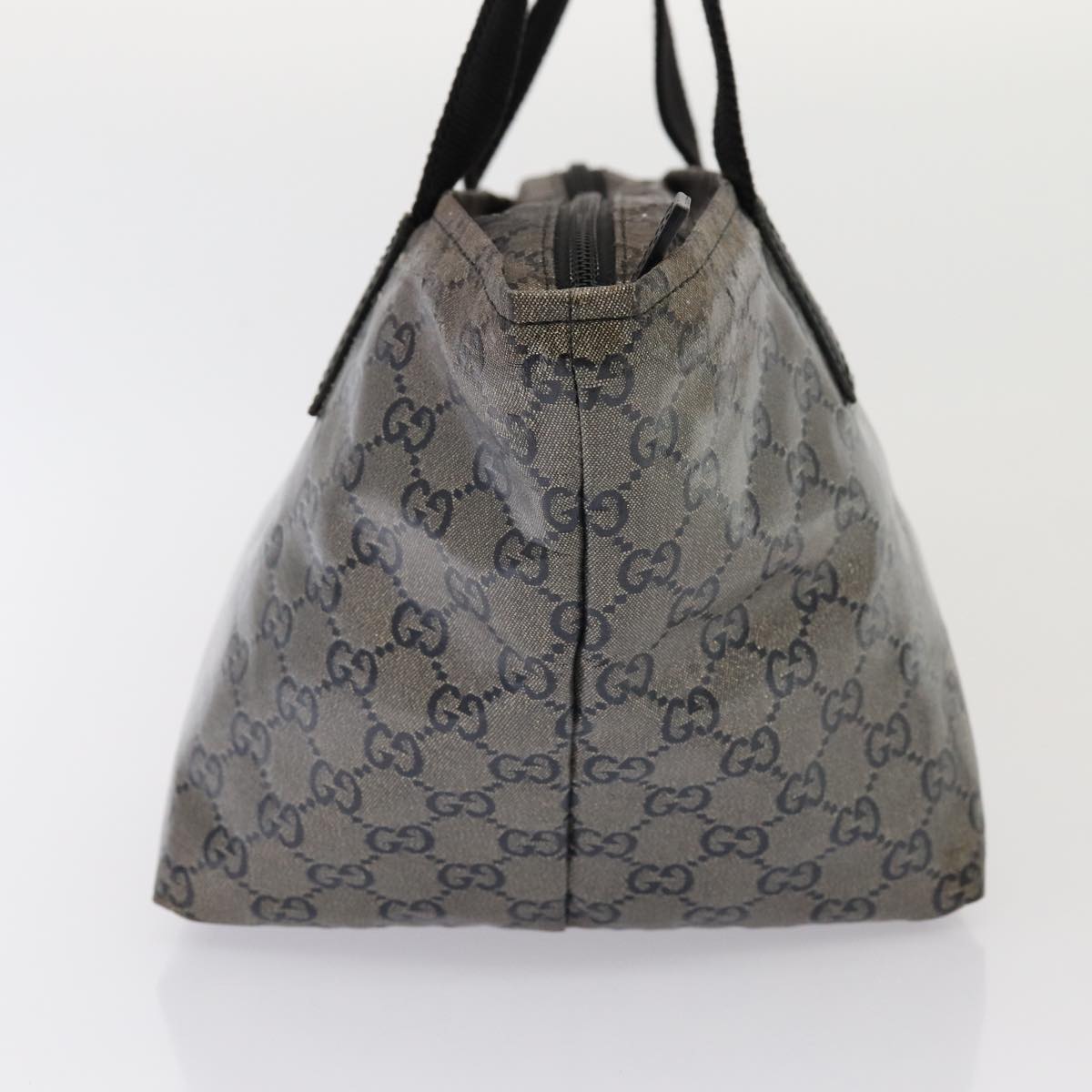 Gucci Gg Canvas Black Canvas Tote Bag (Pre-Owned)