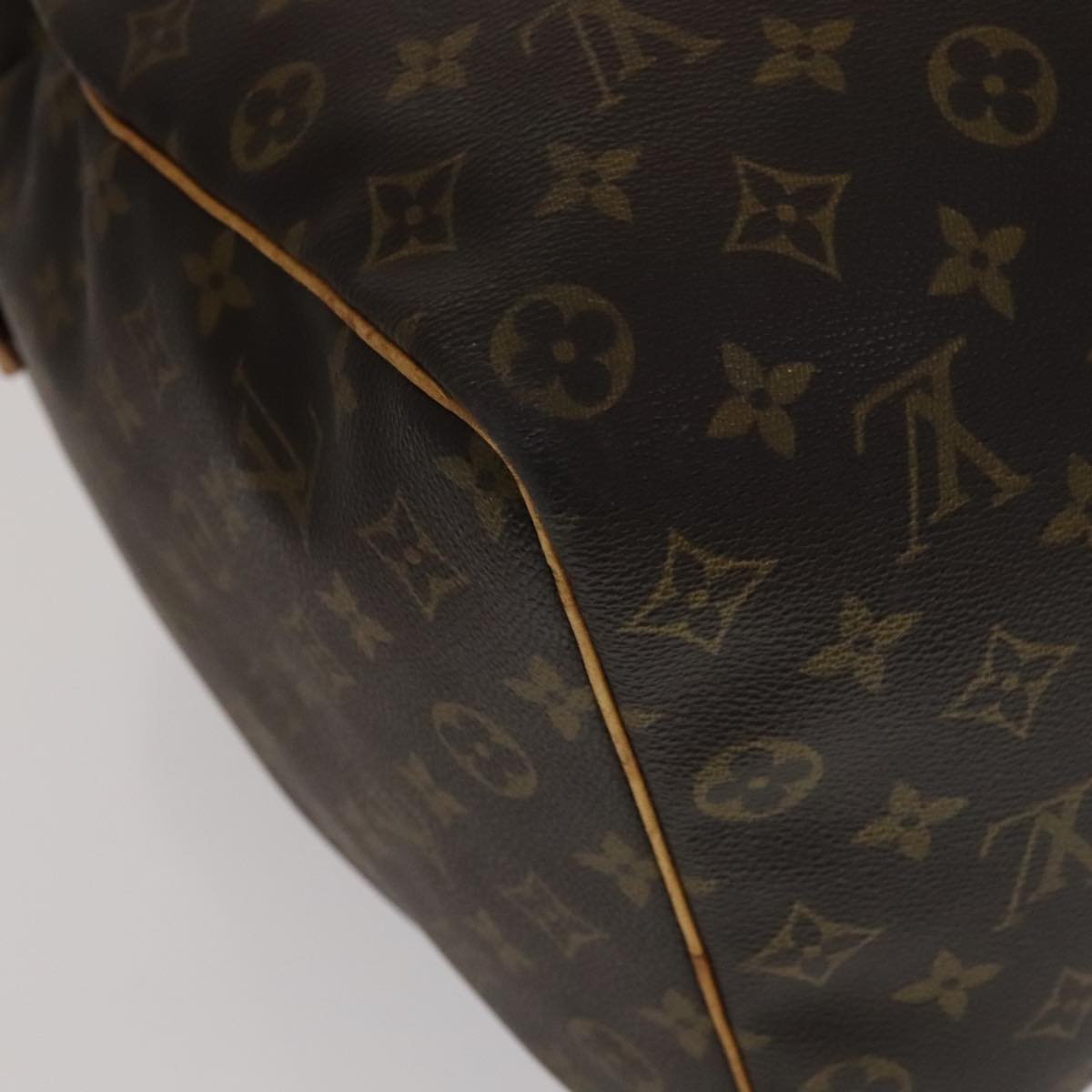Louis Vuitton Keepall 50 Brown Canvas Travel Bag (Pre-Owned)