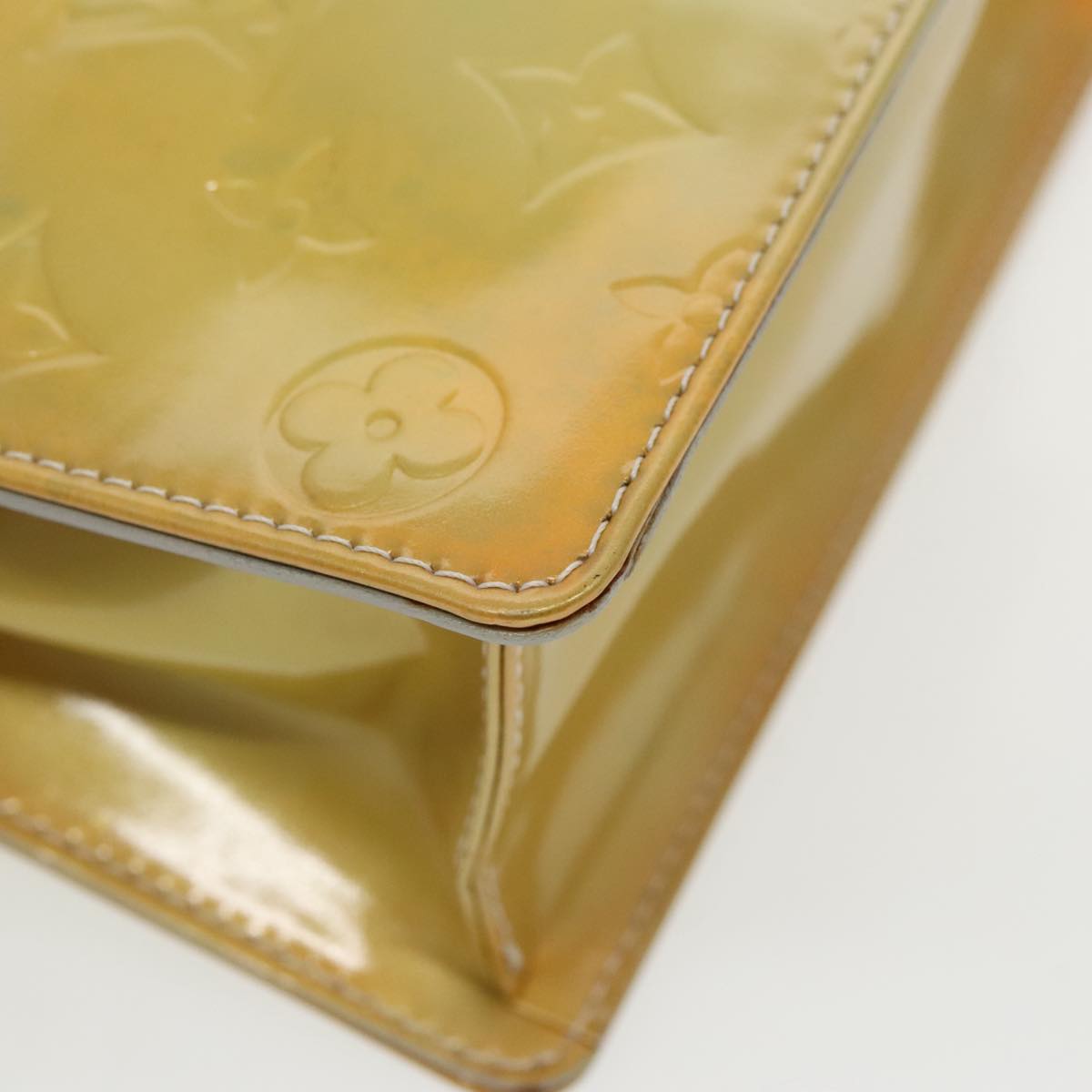 Louis Vuitton Spring Street Yellow Patent Leather Handbag (Pre-Owned)