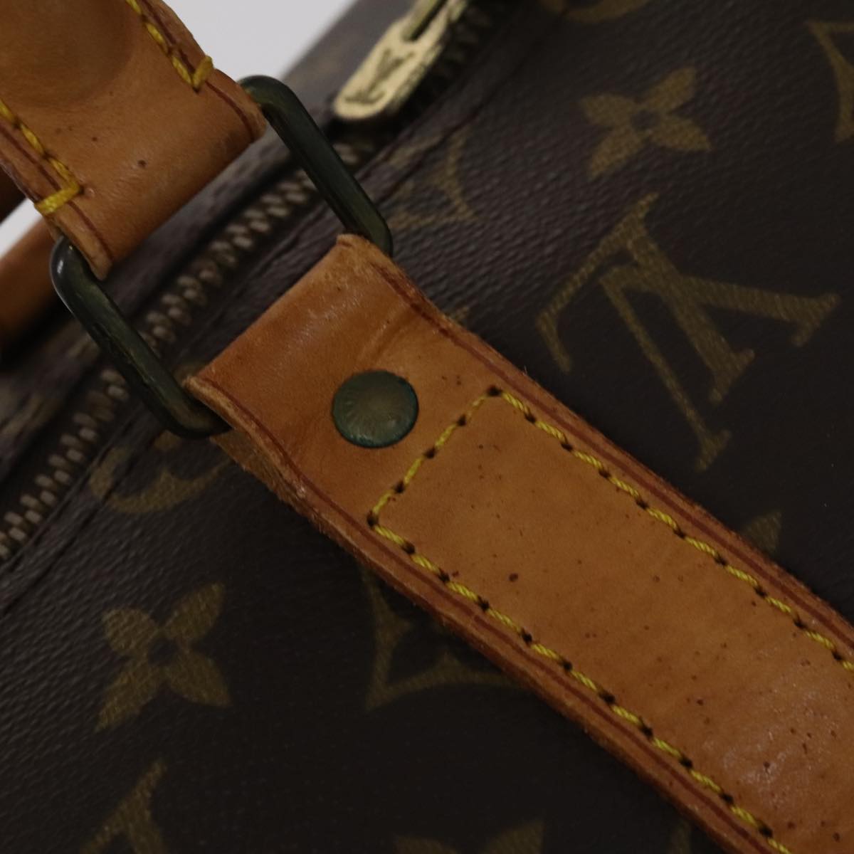 Louis Vuitton Keepall 50 Brown Canvas Travel Bag (Pre-Owned)