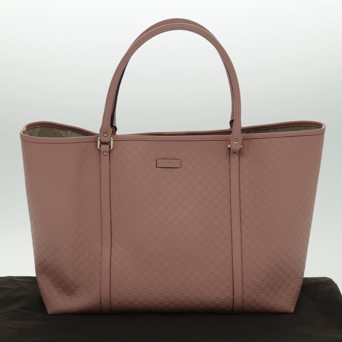 Gucci Micro Guccissima Pink Leather Tote Bag (Pre-Owned)