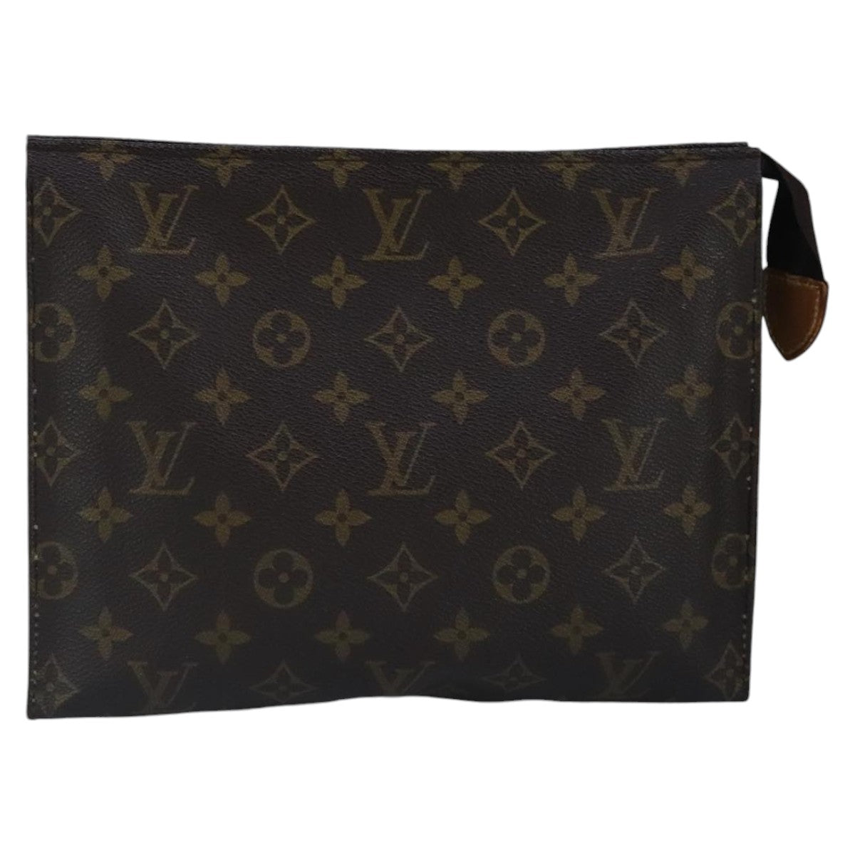 Louis Vuitton Poche Toilette Brown Canvas Wallet  (Pre-Owned)