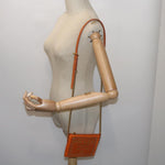 Prada Tessuto Orange Synthetic Shoulder Bag (Pre-Owned)