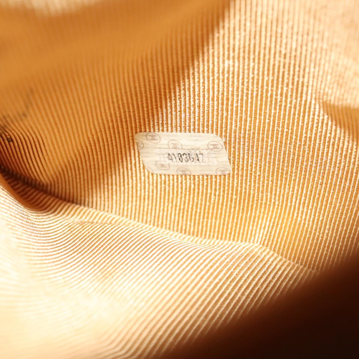 Chanel Cc Beige Leather Backpack Bag (Pre-Owned)