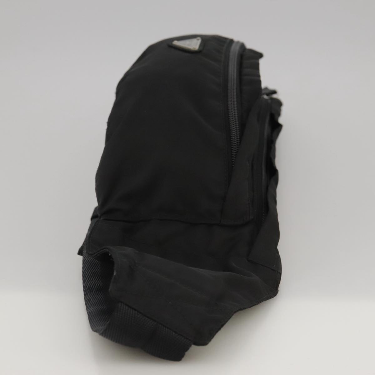 Prada Tessuto Black Synthetic Shoulder Bag (Pre-Owned)
