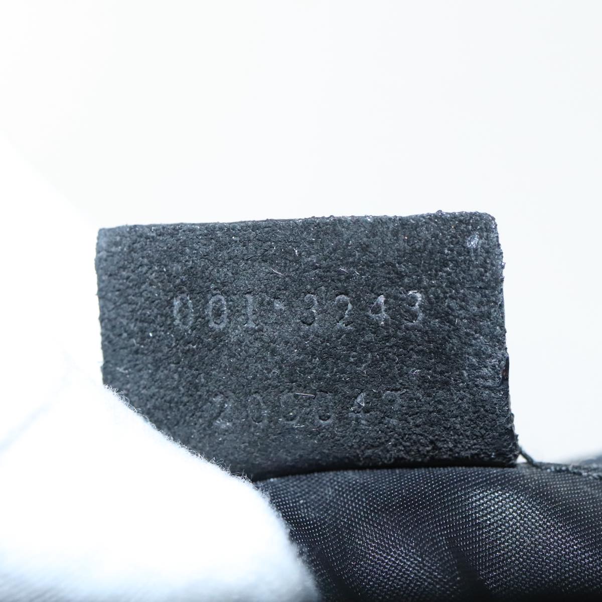 Gucci Bamboo Black Suede Shoulder Bag (Pre-Owned)
