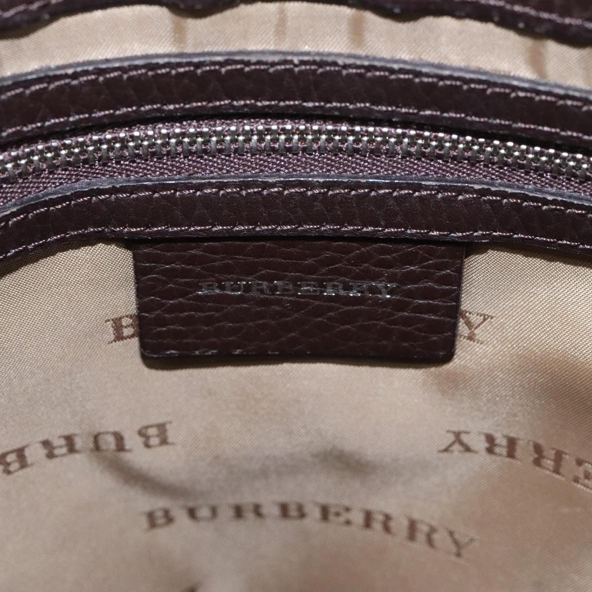Burberry Nova Check Grey Synthetic Shoulder Bag (Pre-Owned)