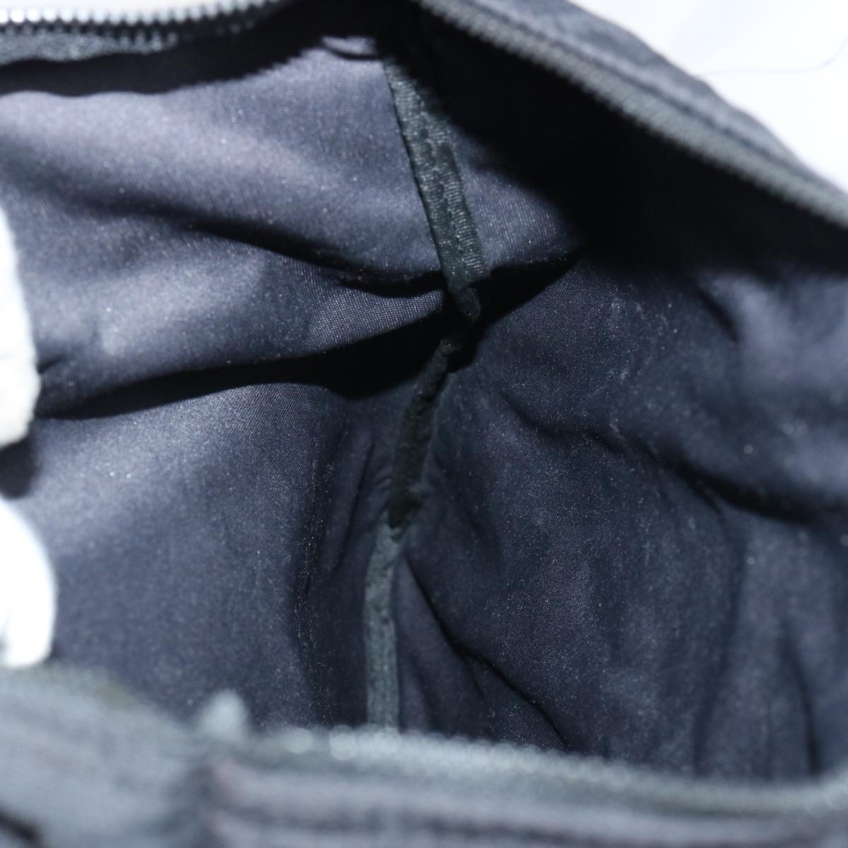 Fendi Zucca Black Canvas Shoulder Bag (Pre-Owned)
