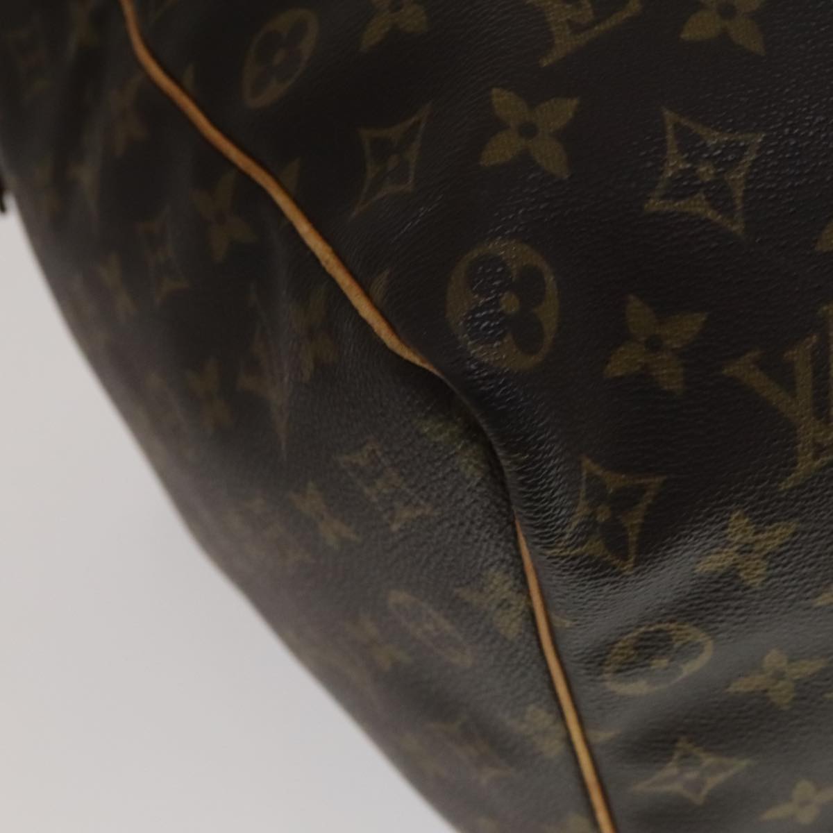 Louis Vuitton Keepall 50 Brown Canvas Travel Bag (Pre-Owned)