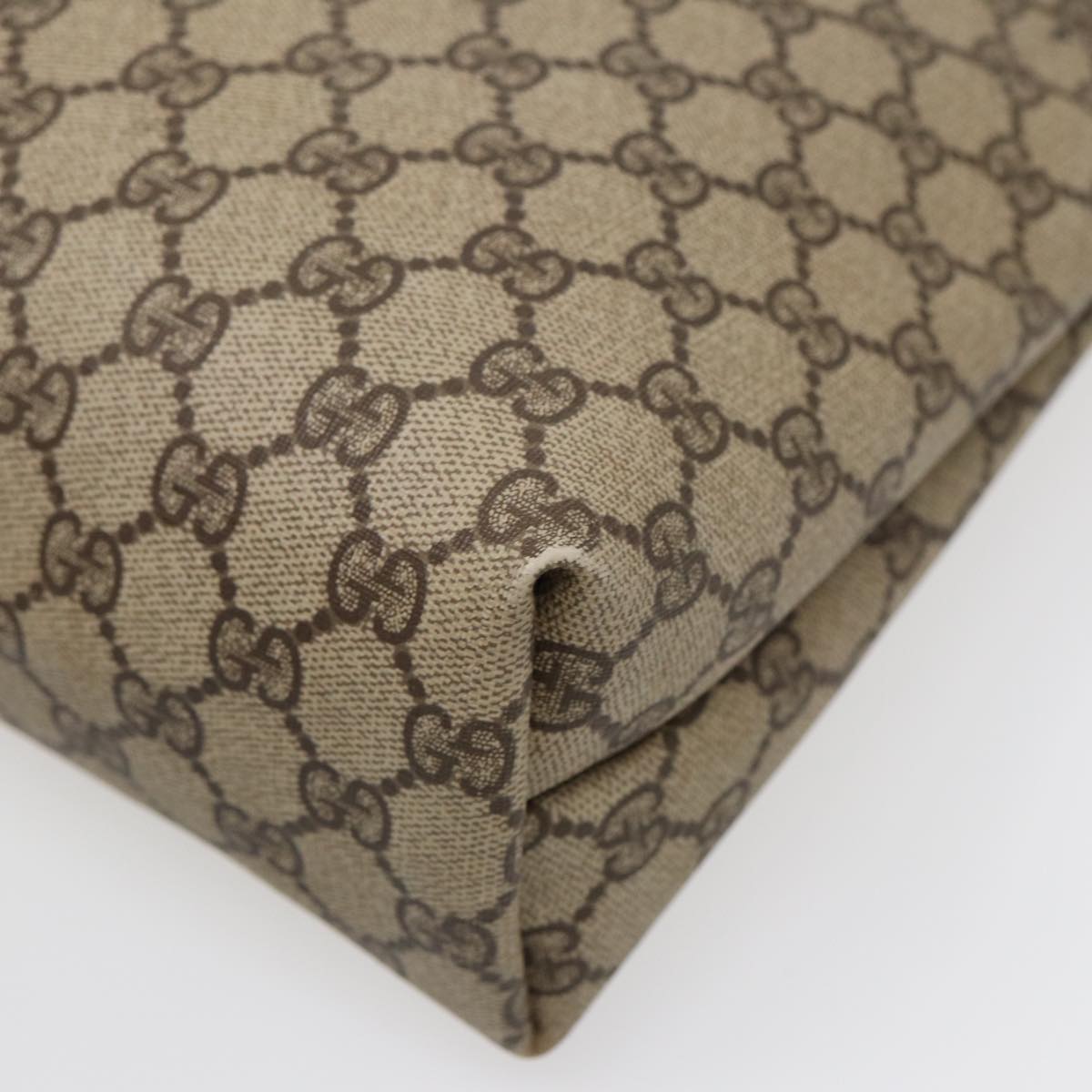 Gucci Gg Canvas Brown Canvas Tote Bag (Pre-Owned)