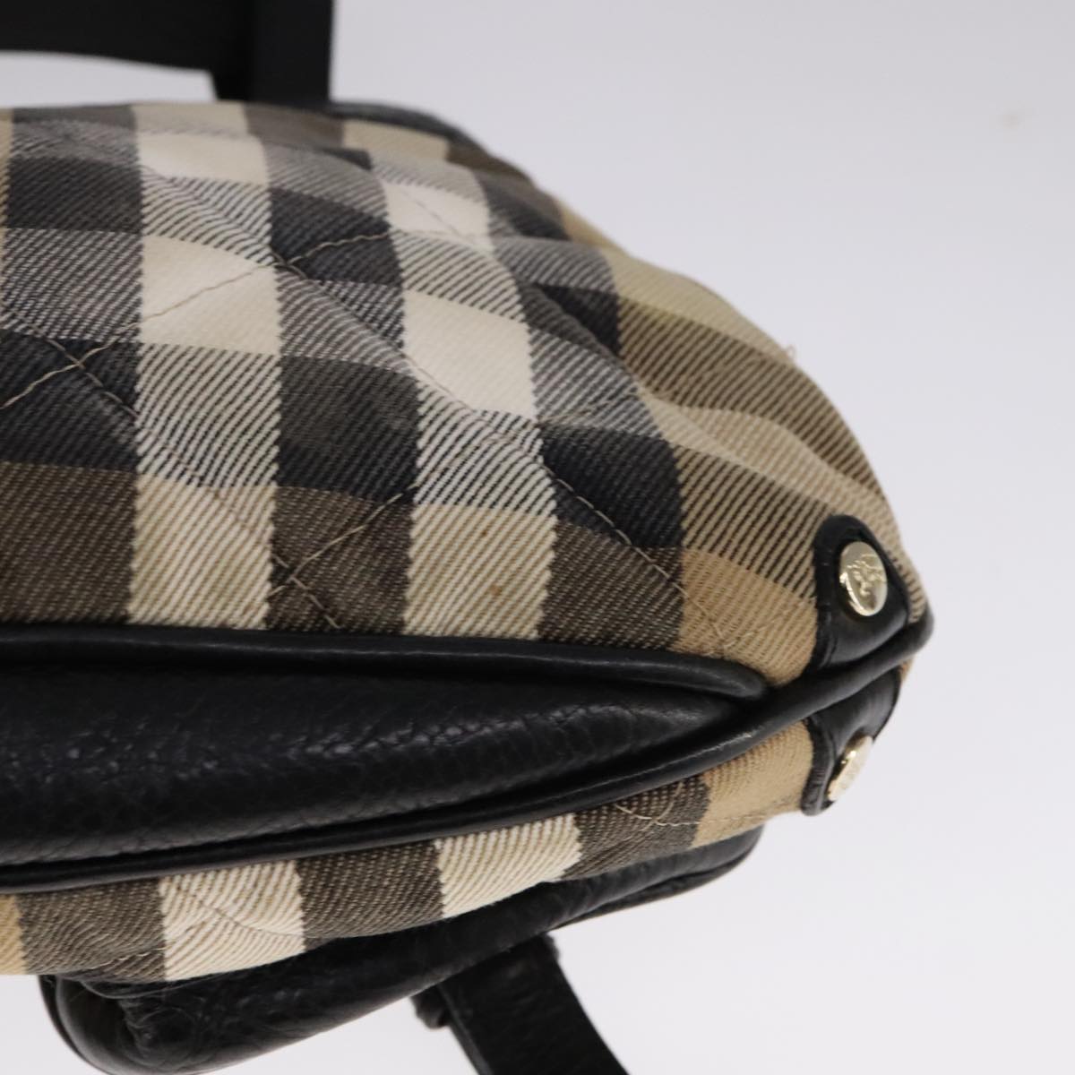 Burberry House Check Multicolour Canvas Shoulder Bag (Pre-Owned)