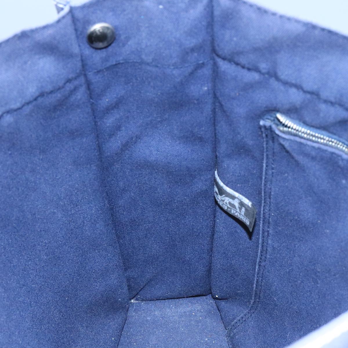 Hermès Deauville Navy Canvas Tote Bag (Pre-Owned)
