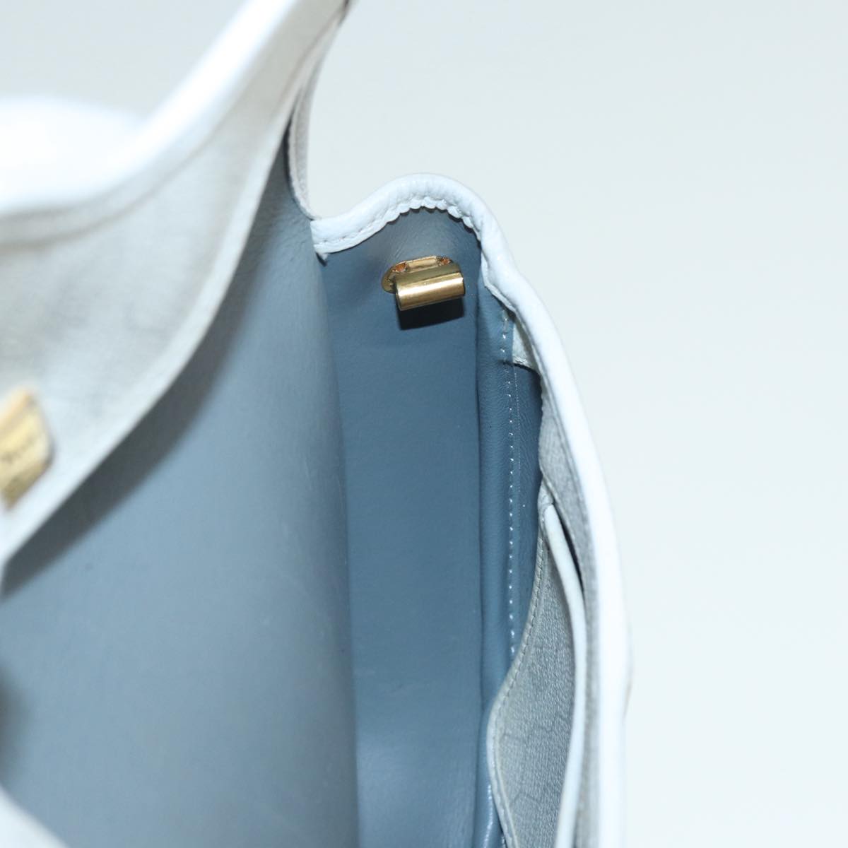 Dior Honeycomb White Canvas Shoulder Bag (Pre-Owned)