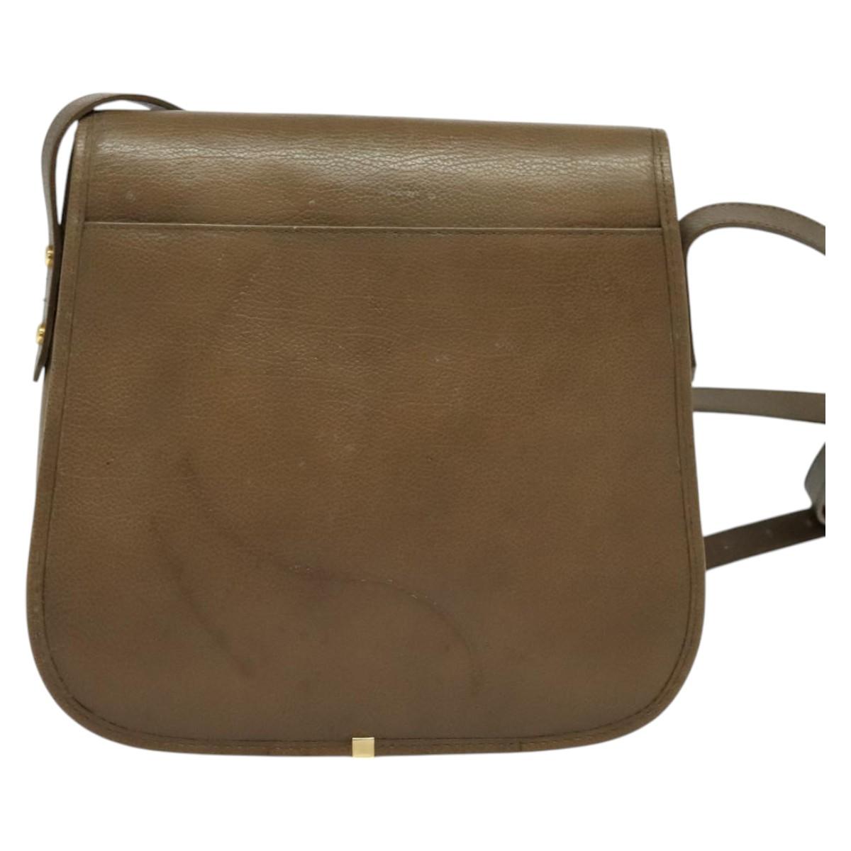 Yves Saint Laurent Brown Leather Shoulder Bag (Pre-Owned)