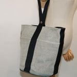 Hermès Saxo Beige Canvas Tote Bag (Pre-Owned)