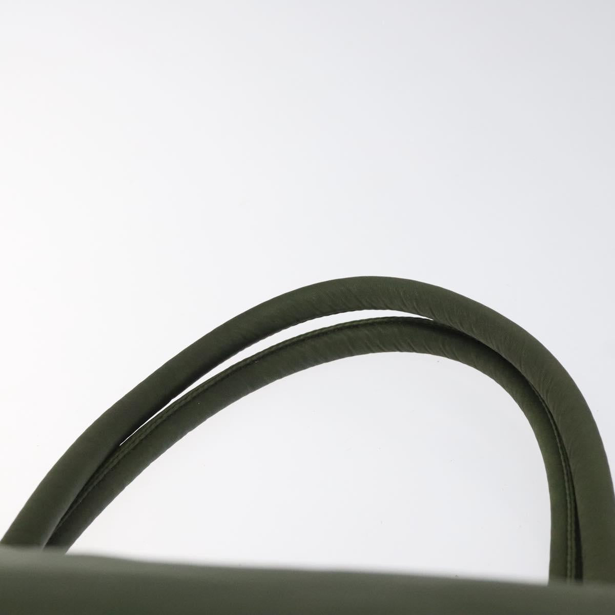 Prada Tessuto Green Synthetic Handbag (Pre-Owned)