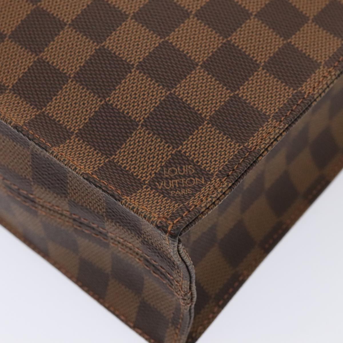 Louis Vuitton Sac Plat Brown Canvas Handbag (Pre-Owned)