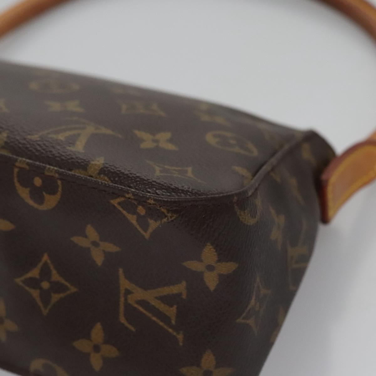 Louis Vuitton Mini Looping Brown Canvas Shoulder Bag (Pre-Owned)