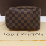 Louis Vuitton Geronimo Brown Canvas Shoulder Bag (Pre-Owned)