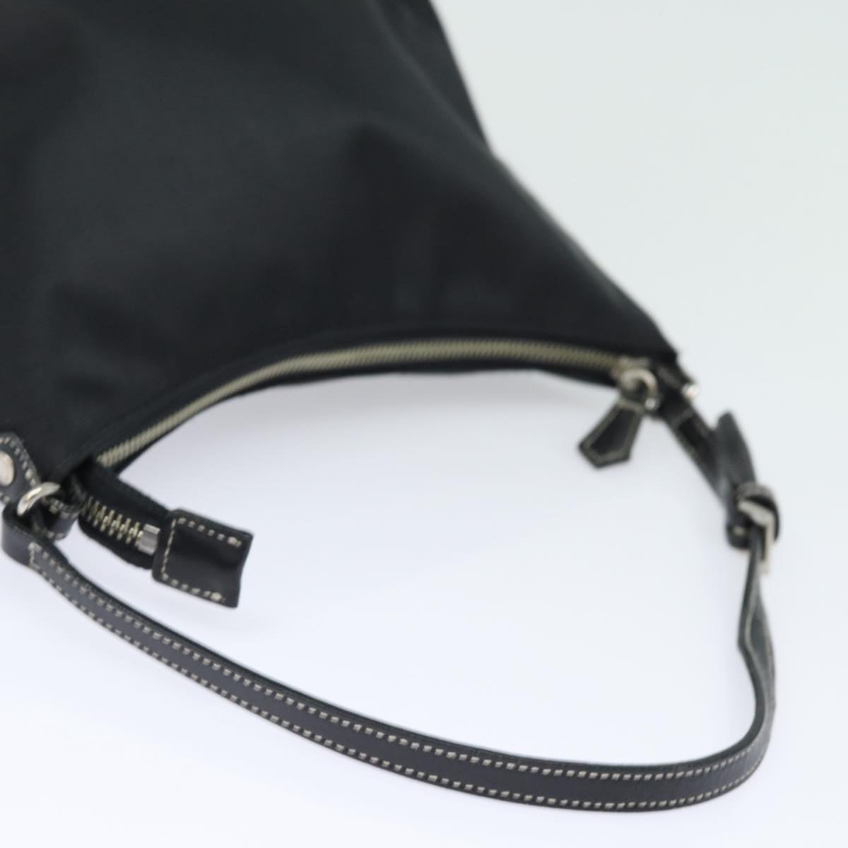 Burberry Nova Check Black Synthetic Handbag (Pre-Owned)