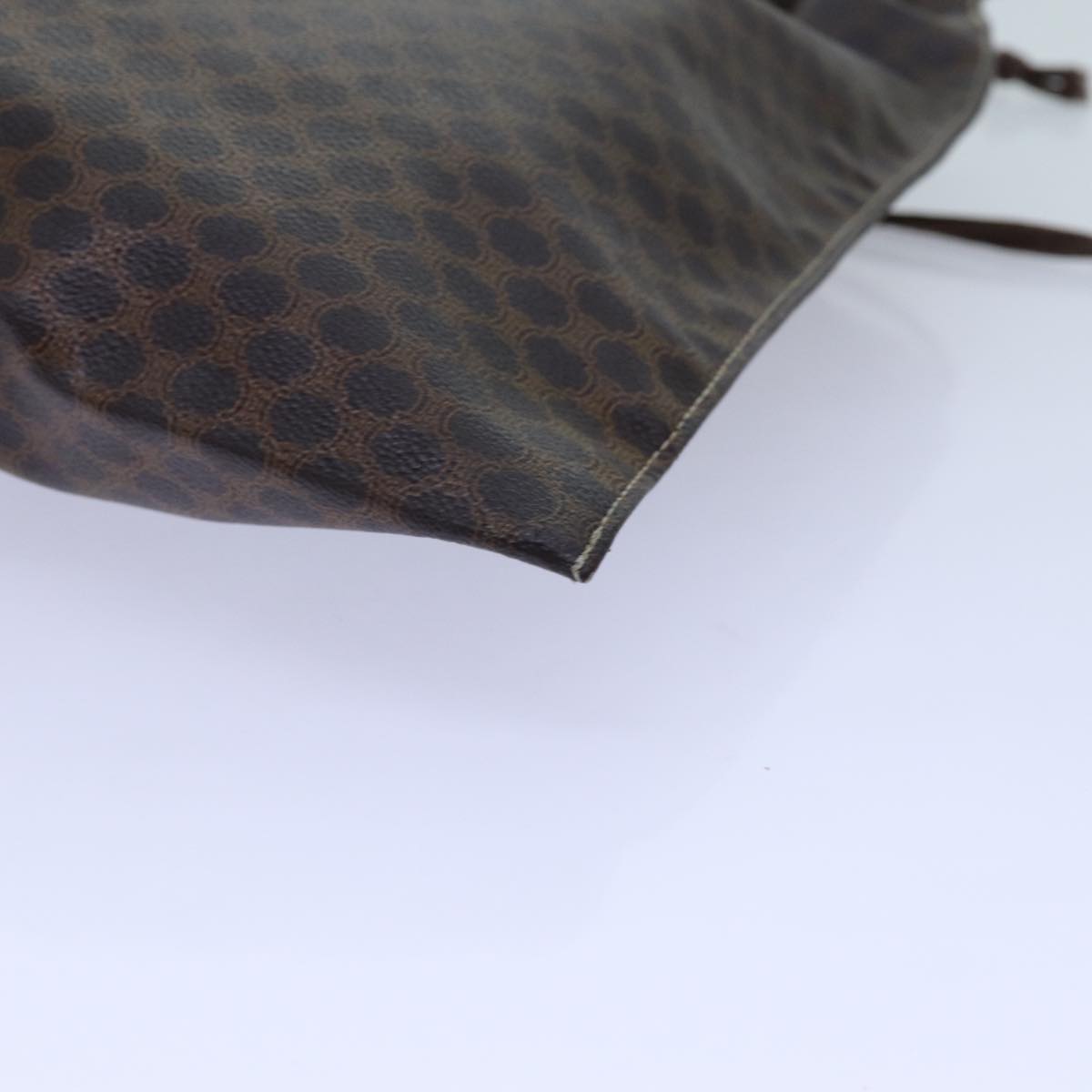 Céline Macadam Brown Canvas Clutch Bag (Pre-Owned)