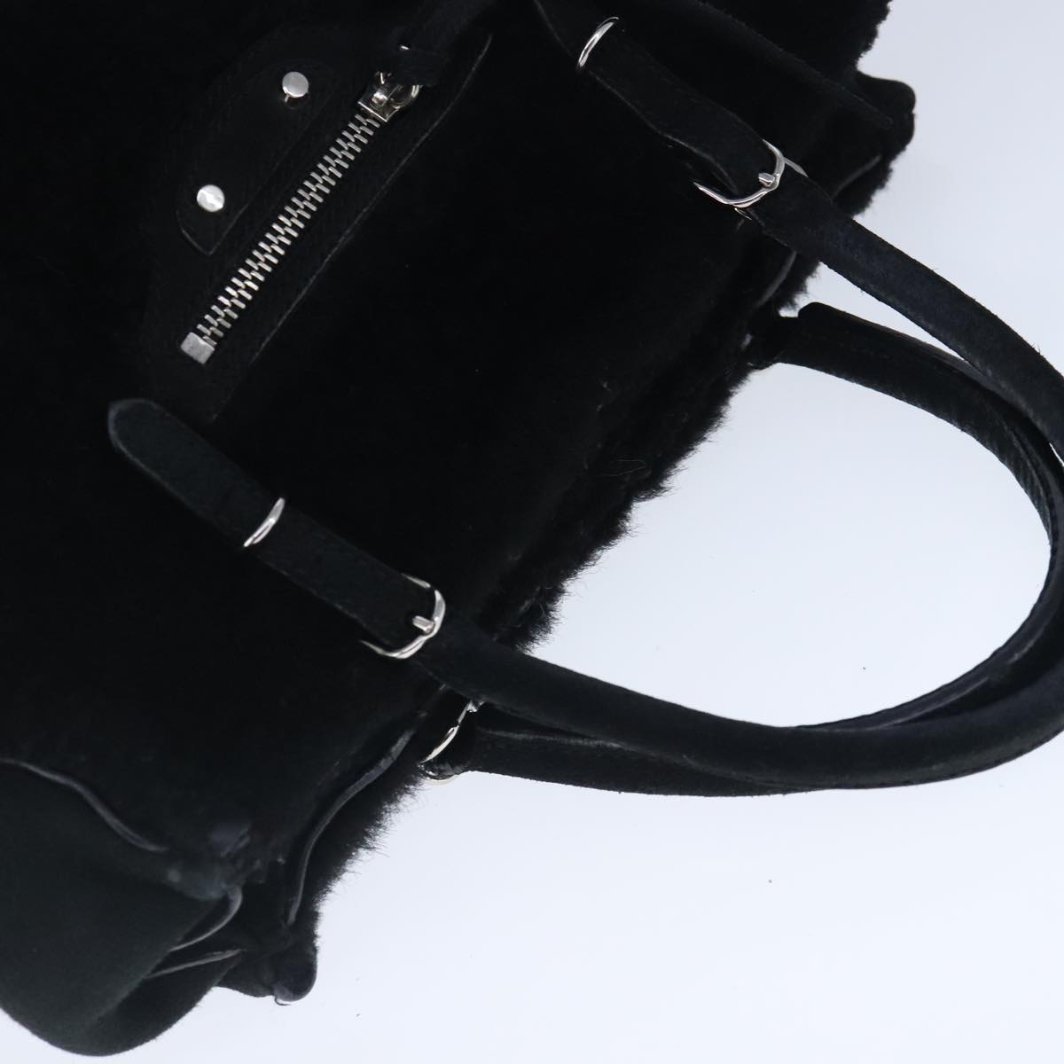 Balenciaga City Black Suede Handbag (Pre-Owned)