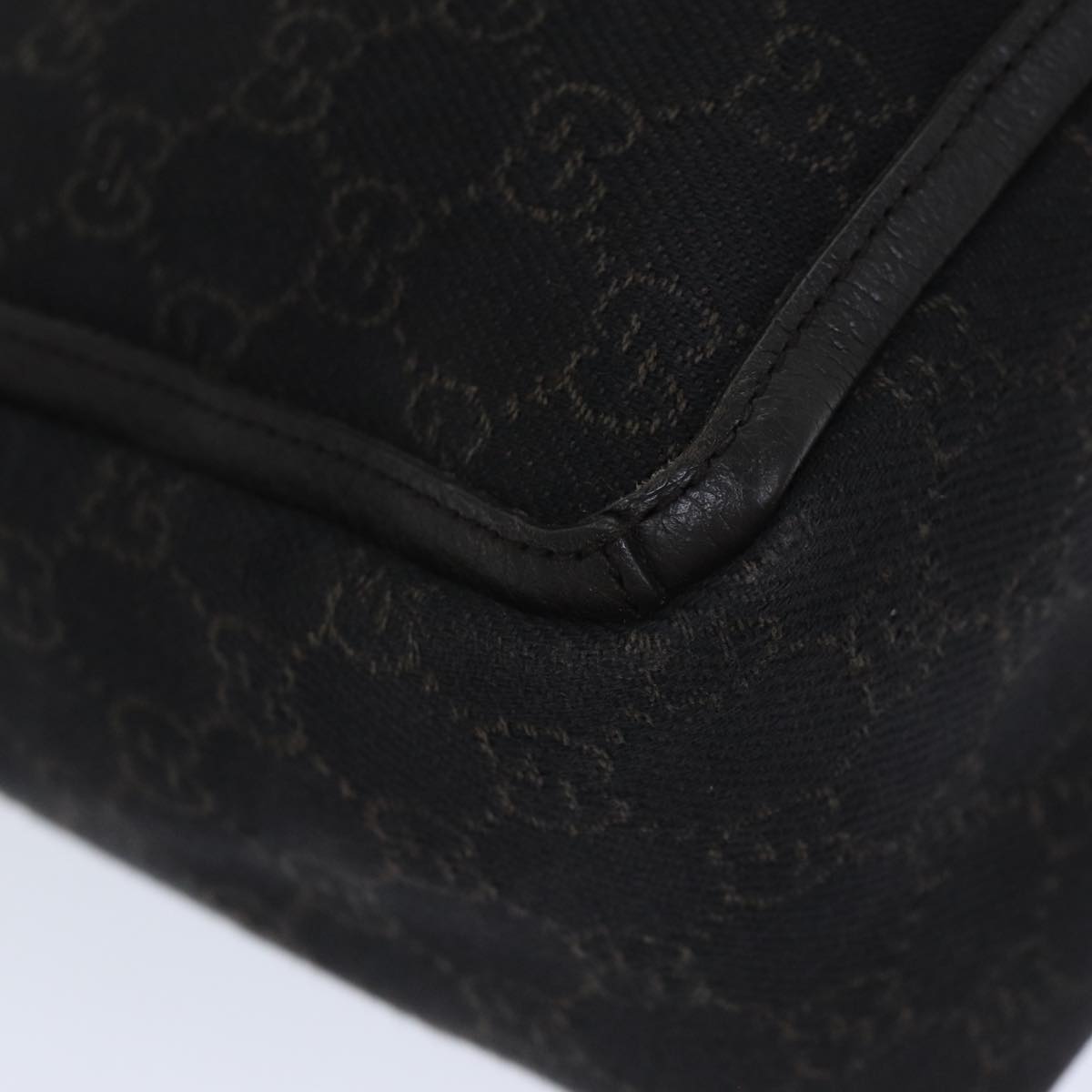 Gucci Abbey Brown Canvas Tote Bag (Pre-Owned)