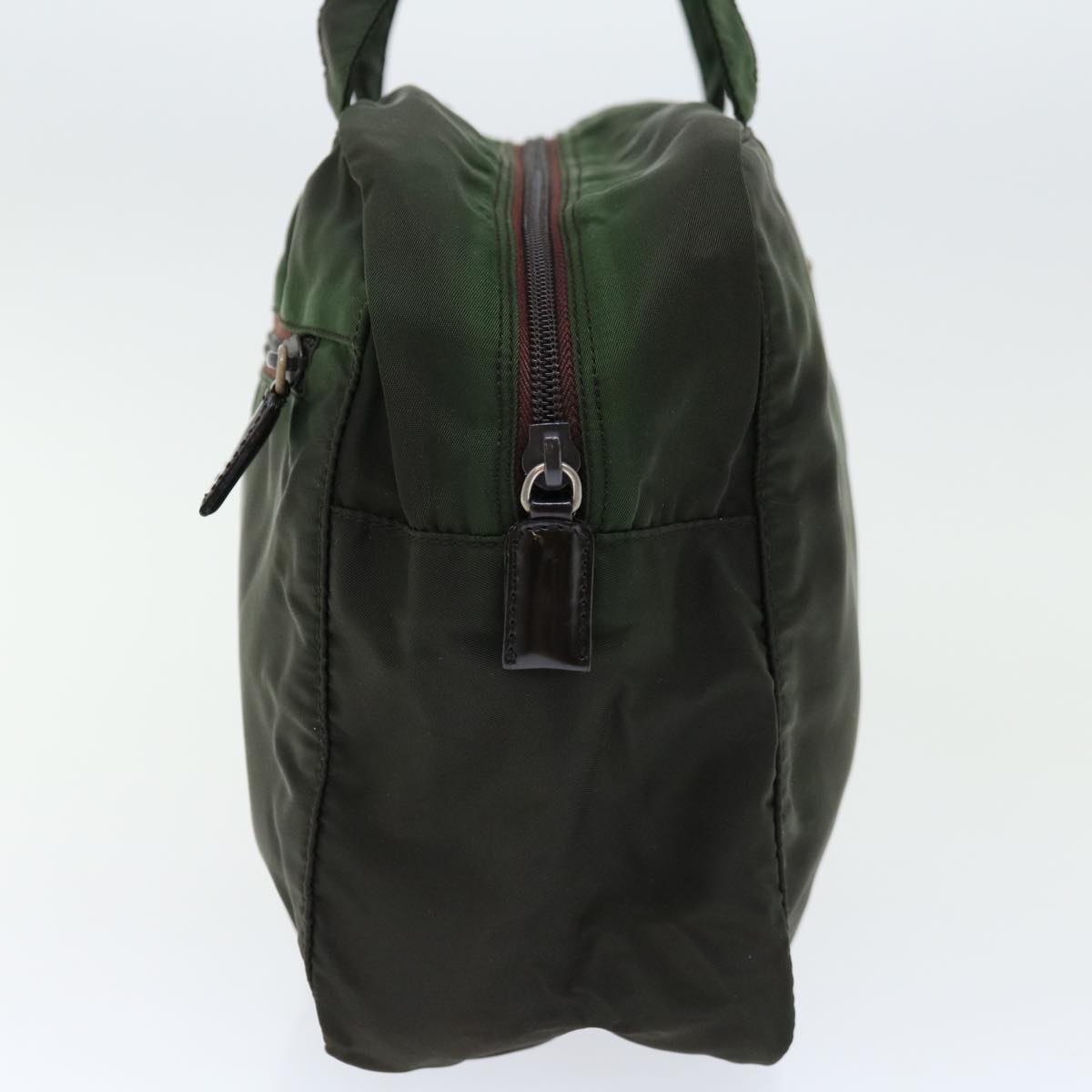 Prada Tessuto Green Synthetic Handbag (Pre-Owned)