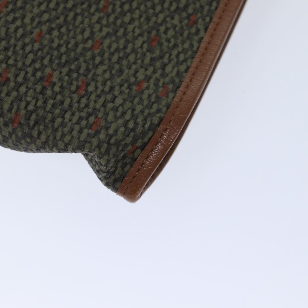 Saint Laurent Green Canvas Shoulder Bag (Pre-Owned)