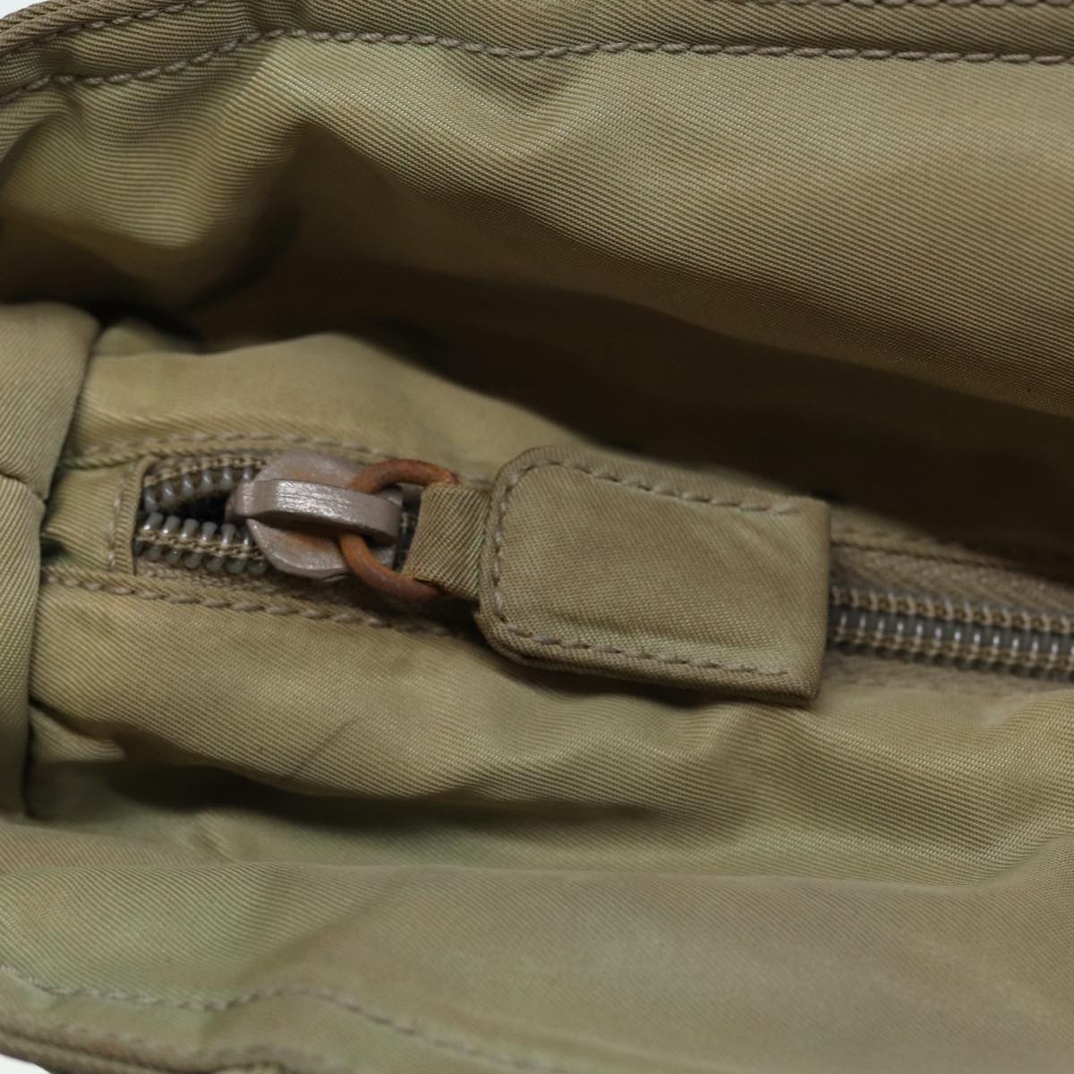 Prada Tessuto Beige Synthetic Tote Bag (Pre-Owned)